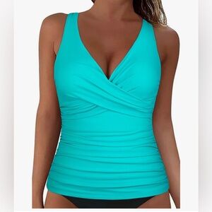 Turquoise Tankini Top